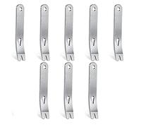 JINGYAN Pieds-de-biche 8 Pieces Mini Pry Bar Stainless Steel Flat Multifunction Small Crowbar Survival Opener Tool Set