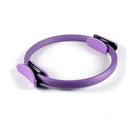 JINGYAN Pilates Fitness Cercles Yoga Anneau Kit Professionnel Pilates Muscle Exercise Magic Circle Wrap Slimming Body Building Fitness Accessories(Purple)