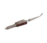 JINGYAN Pinces à épiler 1PC Stainless Steel Cross Locking Lock Tweezers Self Closing Jewelry Soldering Craft Repair Hand Tool