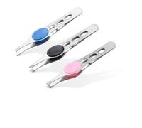 JINGYAN Pinces à épiler Eyebrow Tweezer Stainless Steel Eyelash Extension Tweezers Eye Hair Removal Lady Face Makeup Tools Beauty Essential