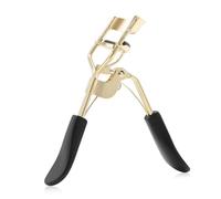 JINGYAN Pinces à épiler Eyelash curler Curling lasting Not clip eyelid make-up beauty tool portable eyelash send pad Eyebrow Tweezer(Gold)