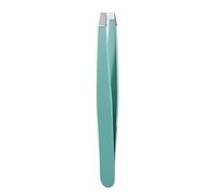 JINGYAN Pinces à épiler Hair removal tweezers Stainless steel eyebrow Oblique tip harmless cosmetic tools and accessories(Green)