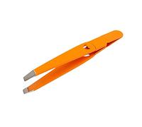 JINGYAN Pinces à épiler Professional Eyebrow Tweezers Stainless Steel Slanted Eye Brow Clips Makeup Tool(Yellow)
