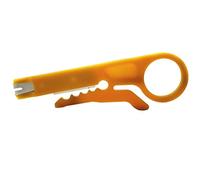JINGYAN Pinces à sertir Mini Portable Wire Stripper Knife Crimper Pliers Crimping Tool Cable Stripping Cutter Multi Tools Cut Line Pocket Multitool(MW-TOOL-Yellow)