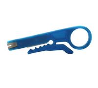 JINGYAN Pinces à sertir Mini Portable Wire Stripper Knife Crimper Pliers Crimping Tool Cable Stripping Cutter Multi Tools Cut Line Pocket Multitool(MW-TOOL-Blue)