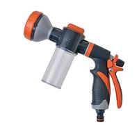 JINGYAN Pistolet pour mousse expansive Garden Hose Water Nozzle Foam Spray With Distributor Bottle Adjustable Sprinkler Mode Gun
