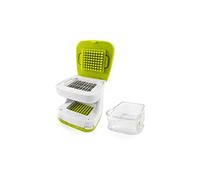 JINGYAN Presse-ail 2 sur 1 cuisine en acier inoxydable Cuisine Garlic Cube oignon Coupe-végétale Cuisine Accessoires de cuisine Gadgets Gadgets Maker