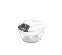 JINGYAN Presse-ail Concasseur à l'ail Cruseur Chili Cutter Viande Machine Cuisson Machine manuelle Machinière Machinière Machinière Cuisine Processeurs Gadget Accessoires Oneion Chopper(White)