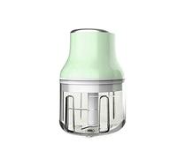 JINGYAN Presse-ail Concasseur d'aliments électriques Durable Coffre-fort Hopper Mini Presse à l'aRlic Légumes Chopper Outils de cuisine(Green)