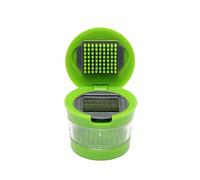 JINGYAN Presse-ail Graqueur à l'ail Mini Portable Acier inoxydable Presse à l'axe à l'aquarium Traceur Slicer Presse à main Moulin à main Tool de cuisine