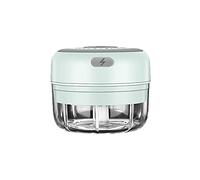 JINGYAN Presse-ail Mini portable mini hachoir à l'ail chopper chopper moulin de hachoir pour l'ail chili végétal(Green)