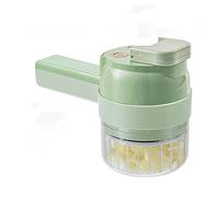 JINGYAN Presse-purée Handheld Electric Vegetable Cutter Set Wireless Garlic Mud Masher Chopper Pressing Mixer Food