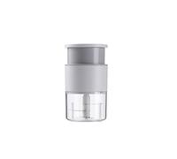JINGYAN Presse-purée Kitchen Accessories Meat Grinder Garlic Crusher Press Grater Multifunctional Safety Chopper Tools Vegetables Cutter(White)