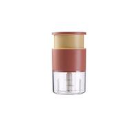 JINGYAN Presse-purée Kitchen Accessories Meat Grinder Garlic Crusher Press Grater Multifunctional Safety Chopper Tools Vegetables Cutter(Orange)