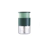 JINGYAN Presse-purée Kitchen Accessories Meat Grinder Garlic Crusher Press Grater Multifunctional Safety Chopper Tools Vegetables Cutter(Dark green)