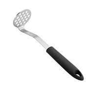 JINGYAN Presse-purée Stainless Steel Potato Masher MultiPurpose Fruit Vegetable Manual Mud Pressure Machine Food Crusher Kitchen Cooking Utensils(Black)