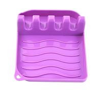 JINGYAN Repose-cuillères 2 PCS Multifunctional Soup Spoon Pad Pot Cover Bracket Non-slip Heat-resistant Suitable for Shovel Pliers Kitchen Gadgets
