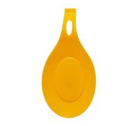 JINGYAN Repose-cuillères Silicone Spoon Rest Kitchen Insulation Mat Place mat Holder Cooking Tool spoon mats for kitchen,stand for spoons(Orange)
