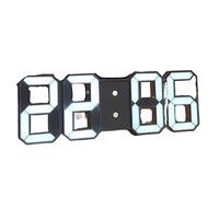 JINGYAN Réveil 3D LED Digital Alarm Clock Three-Dimensional Wall Hanging Watch Table Calendar Thermometer Electronic Furnishings(WT)