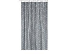 JINGYAN Rideaux de Douche 1pc Shower Curtains Style Blue Plaid Waterproof Bathroom Curtain Partition Bath Screens with Hook(150 * 180cm)