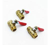 JINGYAN Robinets à boisseau sphérique Water Pipe Brass Ball Valve Toilet Turn Off Water Brass Ball Valve Straight(A Type)