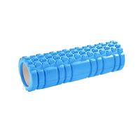 JINGYAN Rouleaux en mousse Fitness Foam Roller, Yoga Block Massage Column, Pilates, Gym, Muscle Back Bar, Relax Equipment(Blue)