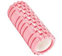 JINGYAN Rouleaux en mousse Gym Yoga Column Fitness Foam Roller Pilates Exercise Back Muscle Soft Massage Block 33cm*14cm(Pink)