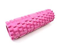 JINGYAN Rouleaux en mousse Gym Yoga Column Pilates Foam Roller Back Massage Exercise Brick Home Fitness Equipment(Pink)