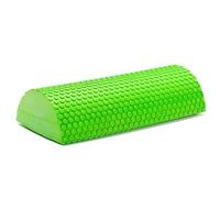 JINGYAN Rouleaux en mousse Half Round EVA Foam Roller for Yoga Pilates Fitness Equipment Balance Pad Blocks With Massage(Green)