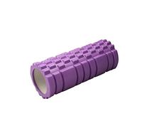 JINGYAN Rouleaux en mousse Yoga Spine Foam Roller Gym Pilates Muscle Massage Soft Back Workout Blocks(Purple)
