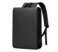 JINGYAN Sac à dos pour homme Casual Backpack Travel Waterproof Universal Laptop Bag(Black)