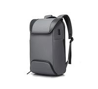 JINGYAN Sac à dos pour homme Waterproof Anti-theft Backpack Men Ladies Laptop Daily Work Business Charging School Bag Portable(Grijs)