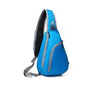 JINGYAN Sacs à dos de voyage Sac d'équitation extérieur, camouflage imperméable oxford chiffon petit sac à dos, sac à dos tactique portable extérieur(Blue)