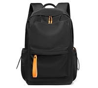 JINGYAN Sacs à dos d'extérieur Male Backpack Waterproof Notebook Backpacks Large Capacity Hiking Backpacks for Weekend for Outdoor Camping Sports(Black)