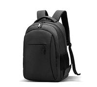 JINGYAN Sacs à dos d'extérieur Men Backpack Business Computer USB Charging Laptop Backpackse Outdoor High School Student Backpack