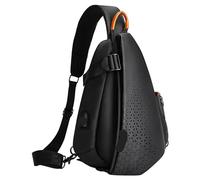 JINGYAN Sacs bandoulière homme Business Men's Crossbody BagsWaterproof Nylon Chest Packs Casual Travel Large Capacity Shoulder Bag Male