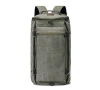 JINGYAN Sacs de sport Grande Capacité Sac À Dos Homme Voyage Duffle En Plein Air Mâle Bagages Toile Seau Sacs Bandoulière Hommes Camping(Green)