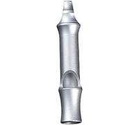 JINGYAN Sifflets Aluminum Alloy Whistle Metal Explosion Equipment Outdoor Exploration Sound Loud Emergency High Frequency(Silver)