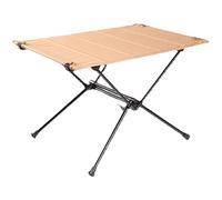 JINGYAN Tables Pliantes de Camping Foldable Camping Table-Aluminum Lightweight Folding Table Compact Roll Up Tables Collapsible for Fishing Picnic BBQ