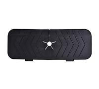 JINGYAN Tapis d'évier Silicone Sink Mat Waterproof Flexible Durable Splash-Proof Quick-Drying Faucet Handle Drip Catcher Tray for Restaurant(Black)