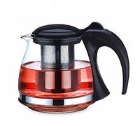 JINGYAN Théières Grande capacité de thé fleur Tea Pot Set Verre Cold Bouilloire Coupe Puer Théière Office Home Outil avec poignée filtre Base transparente