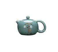 JINGYAN Théières Théière en porcelaine, infuseur et couvercle, teeware 7,5 oz pour thé/café lait femme bureau home cadeau