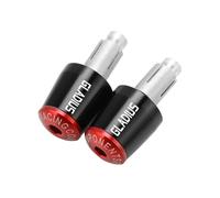 JINGYAOTONG pour Suzuki SFV 650 SFV650 Gladius Moto 7/8 ''22MM Guidon Poignée Poignée Barre Embout Bouchon (Couleur : Black Red, Taille : 1)