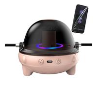 Jingyash Corde à Sauter Automatique,Compteur de Saut Rechargeable avec Musique | Machine à corde à sauter intelligente sans fil avec télécommande 10 vitesses ajustable pour salle de sport,