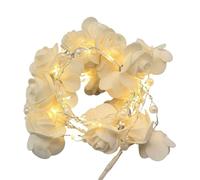 Jingyash Guirlande Lumineuse Fleurs de Roses - Décoration Romantique Lampe Fleur 30 LED,Lumière Féerique Décoration Saint-Valentin - pour Anniversaire Mariage Maison Jardin Chambre Fêtes