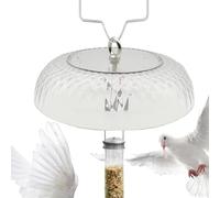 Jingyash Housses de Protection pour Mangeoire Contre la Pluie - Bouclier Transparent Protection Intégrale pour Station Alimentation Animaux, Contre la Pluie pour Mangeoire,pour Extérieur