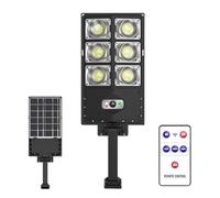 Jingyash Lampadaire à Énergie Solaire - Détecteur De Mouvement LED Lumineux - Lampe Solaire Extérieure Résistante À L'Eau | Pour Porche Balcon Cour Arrière-Cour Rue Route Terrain De Basketball