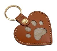 Jingyash Porte-clés en cuir - Accessoire pour sac à main, porte-clés et pendentif | Accessoire mode pour mémoriser les poils de votre animal - Cadeau pour copine, épouse, sœur, fille, ado, amies,