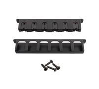 Jingyash Support mural pour canne à pêche | Présentoir de canne à pêche 6 trous - Support vertical de à de barre d'EVA, support fixé au mur de poteau de, support de à