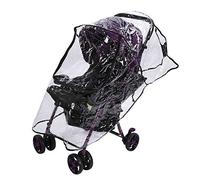 Jingyi Landau Housse de Pluie, 1 PC PVC Universel étanche bébé Poussette Housse de Pluie poussière Pare-Vent Landau Accessoire Poussette Buggy Housse de Pluie